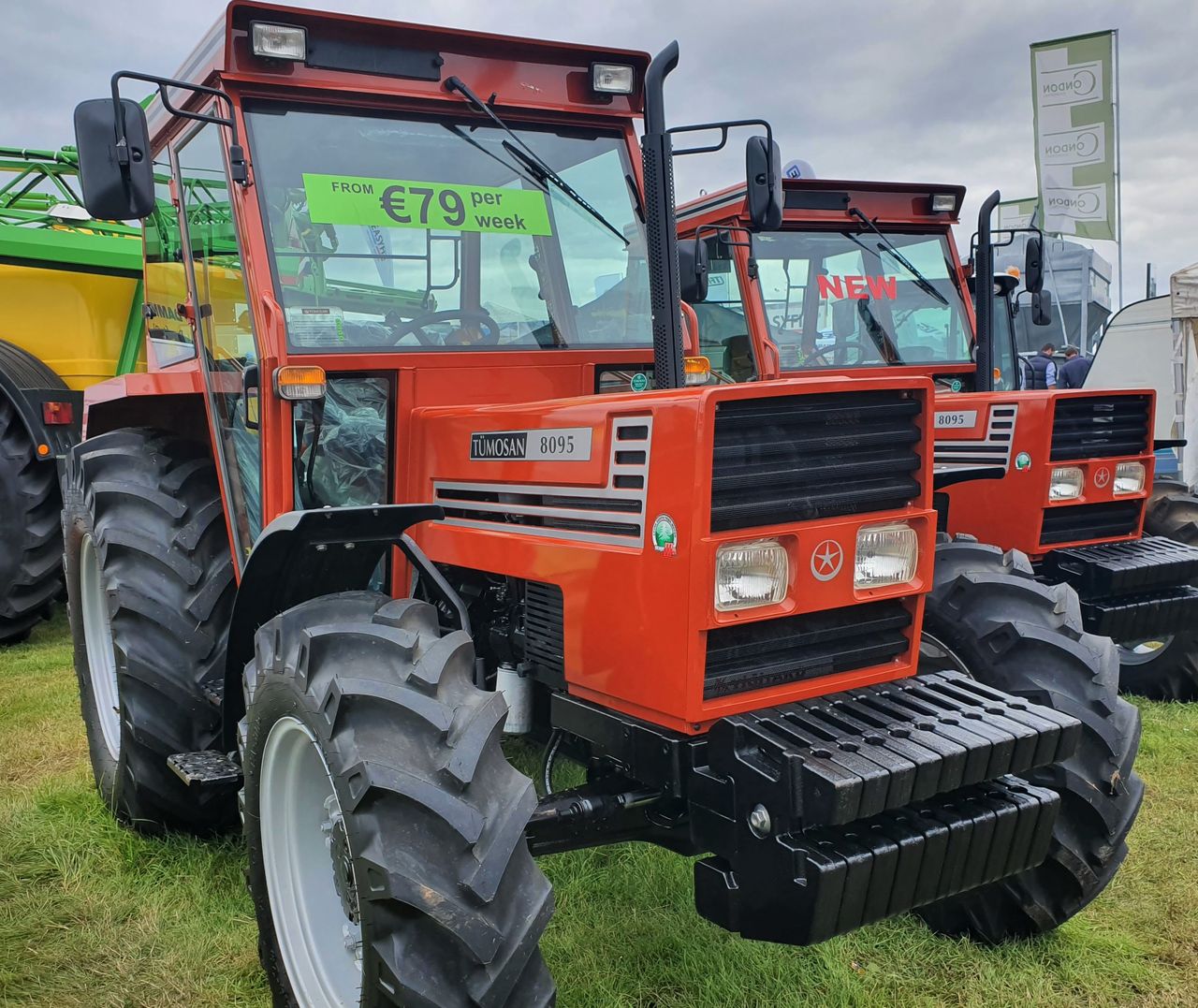 New tractor sales show a sharp drop