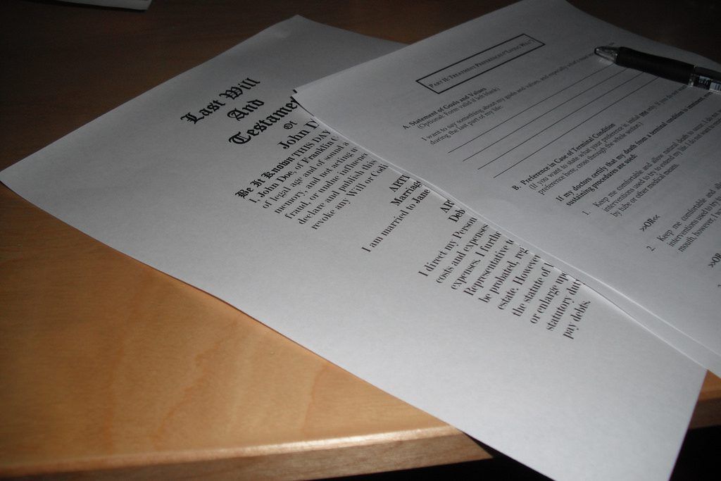 Last will lodged of farmer - who died in 1971