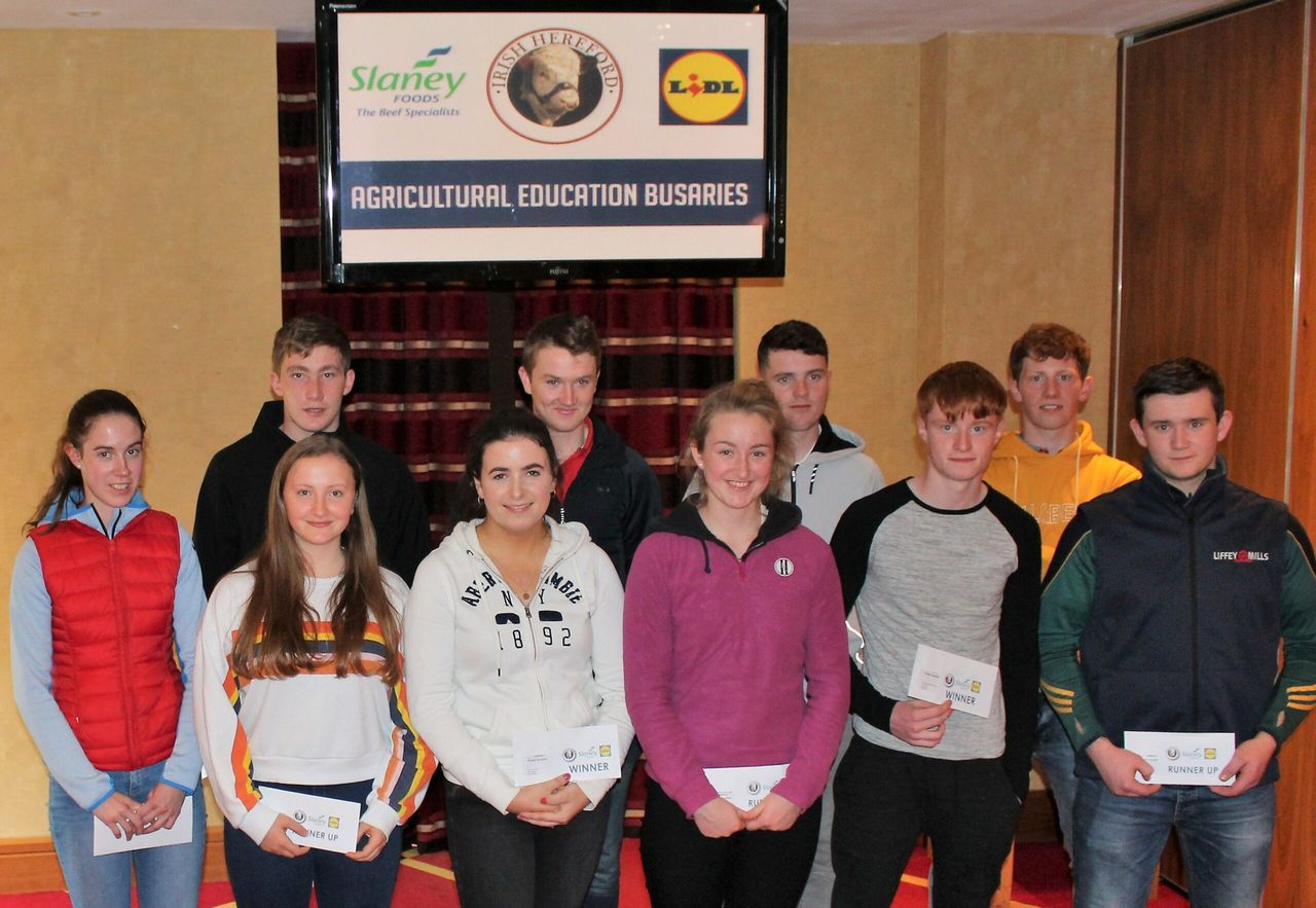 €1,000 agri education bursaries awarded to 5 candidates