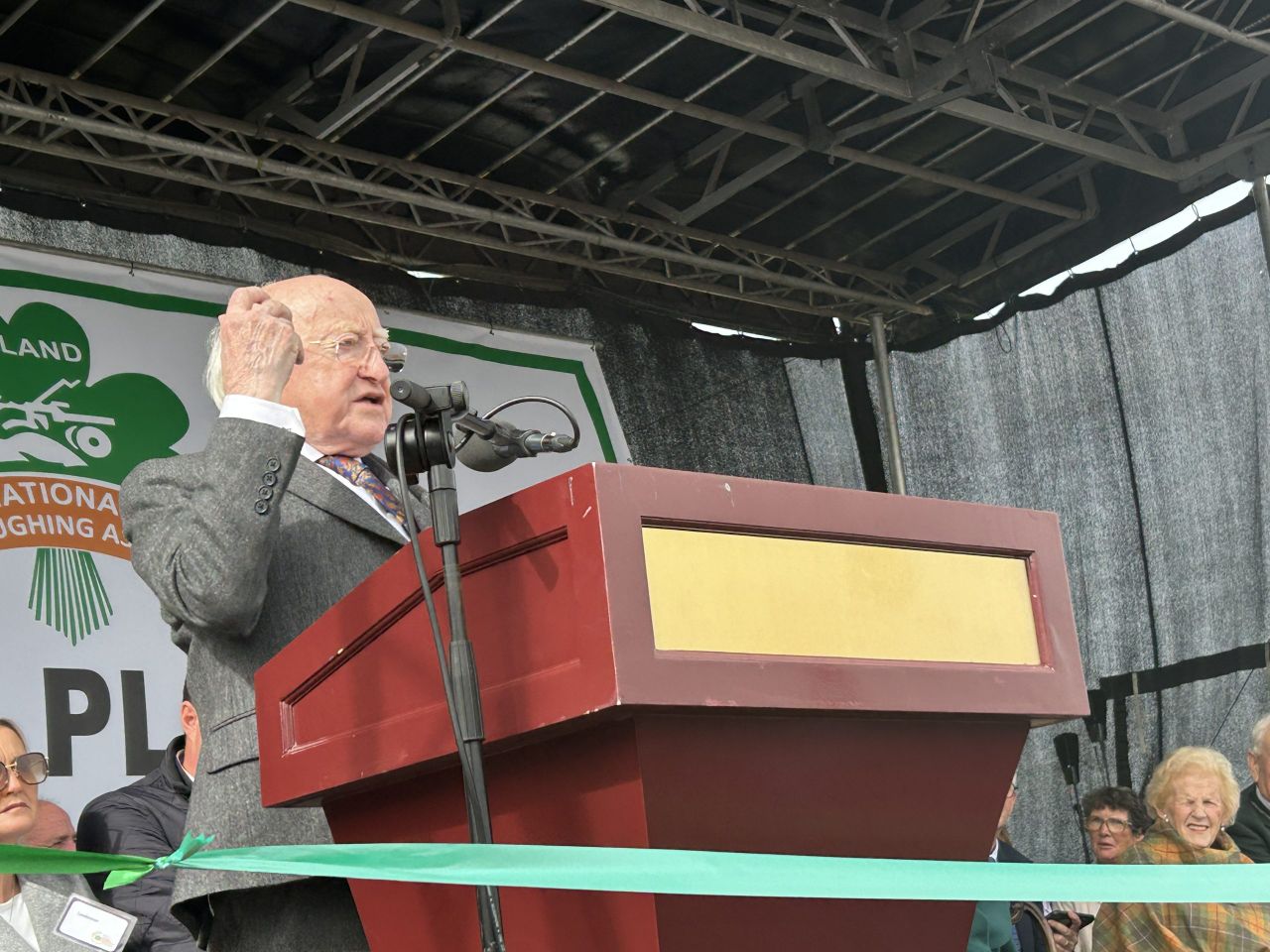 Watch: President Higgins opens National Ploughing Championships