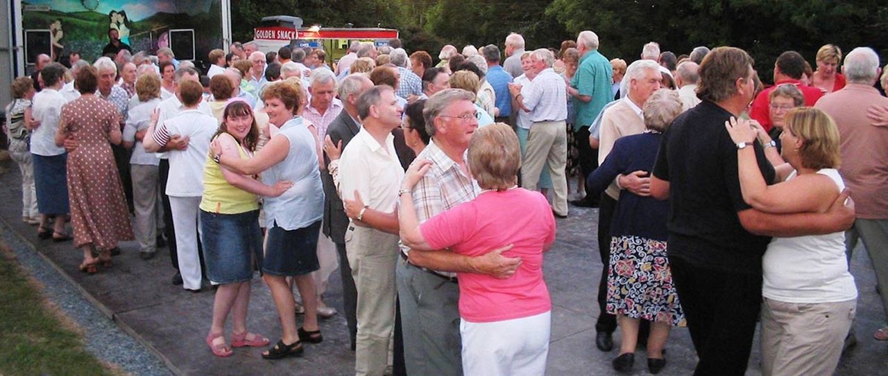 Stepping it out at Laharn Crossroads in Co. Cork