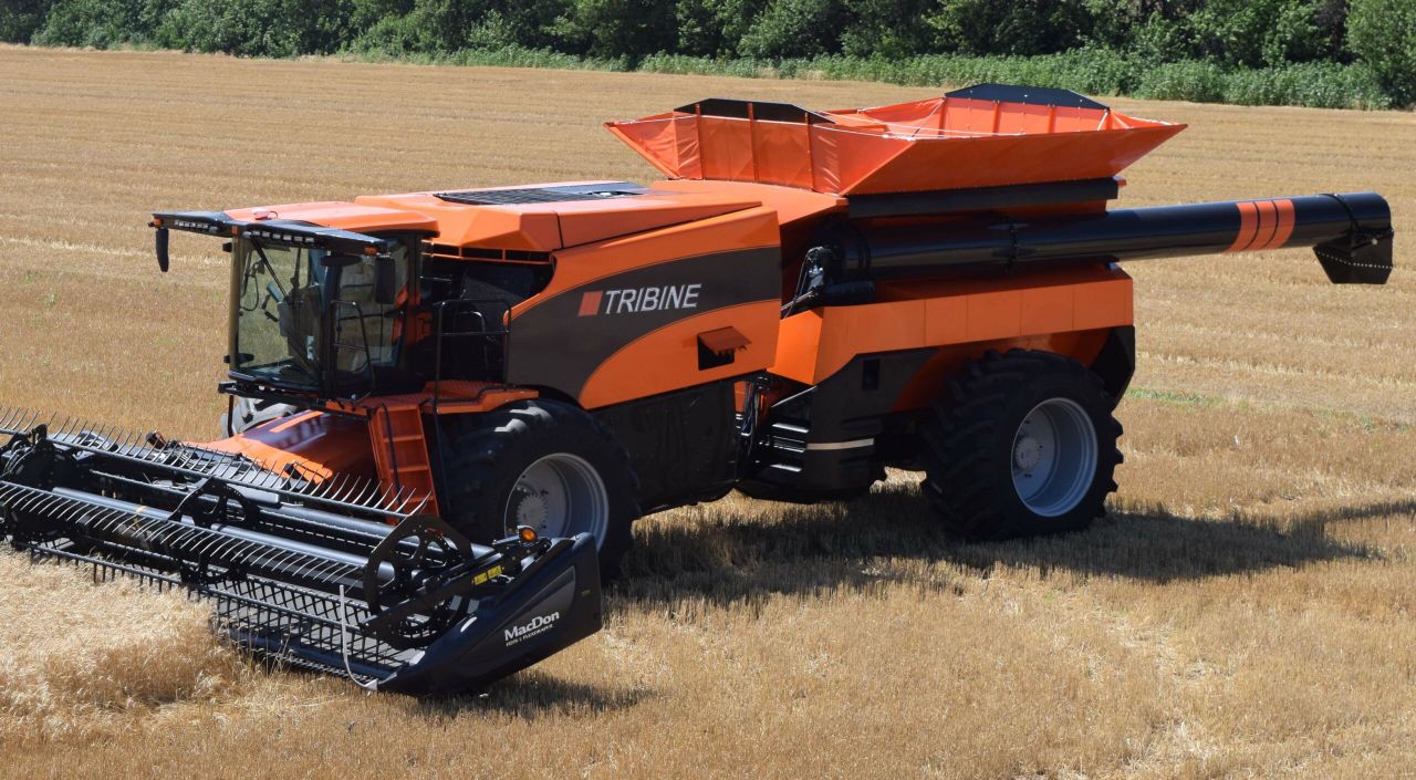 Video: 'Revolutionary' articulated combine gets a boost, to 650hp