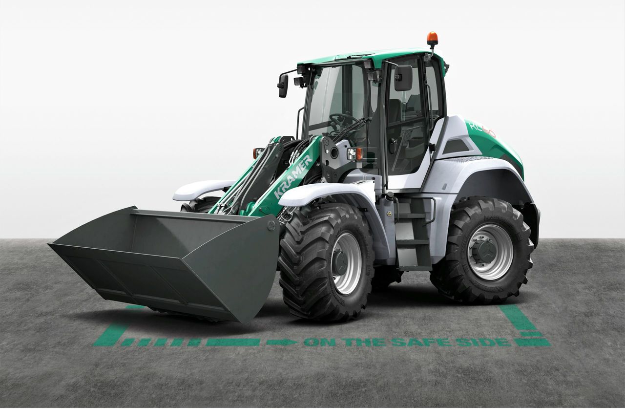 A non-articulated loader: Kramer wheels out its biggest shovel yet