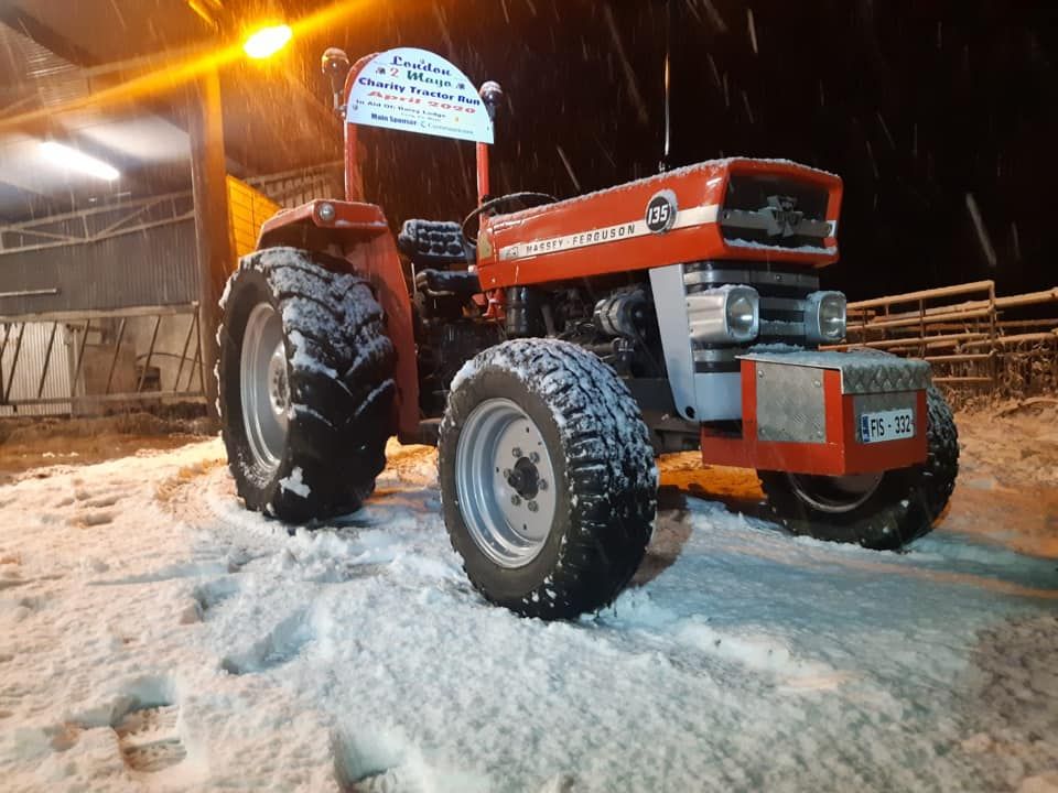 12 tenacious tractors to travel from London...to Mayo