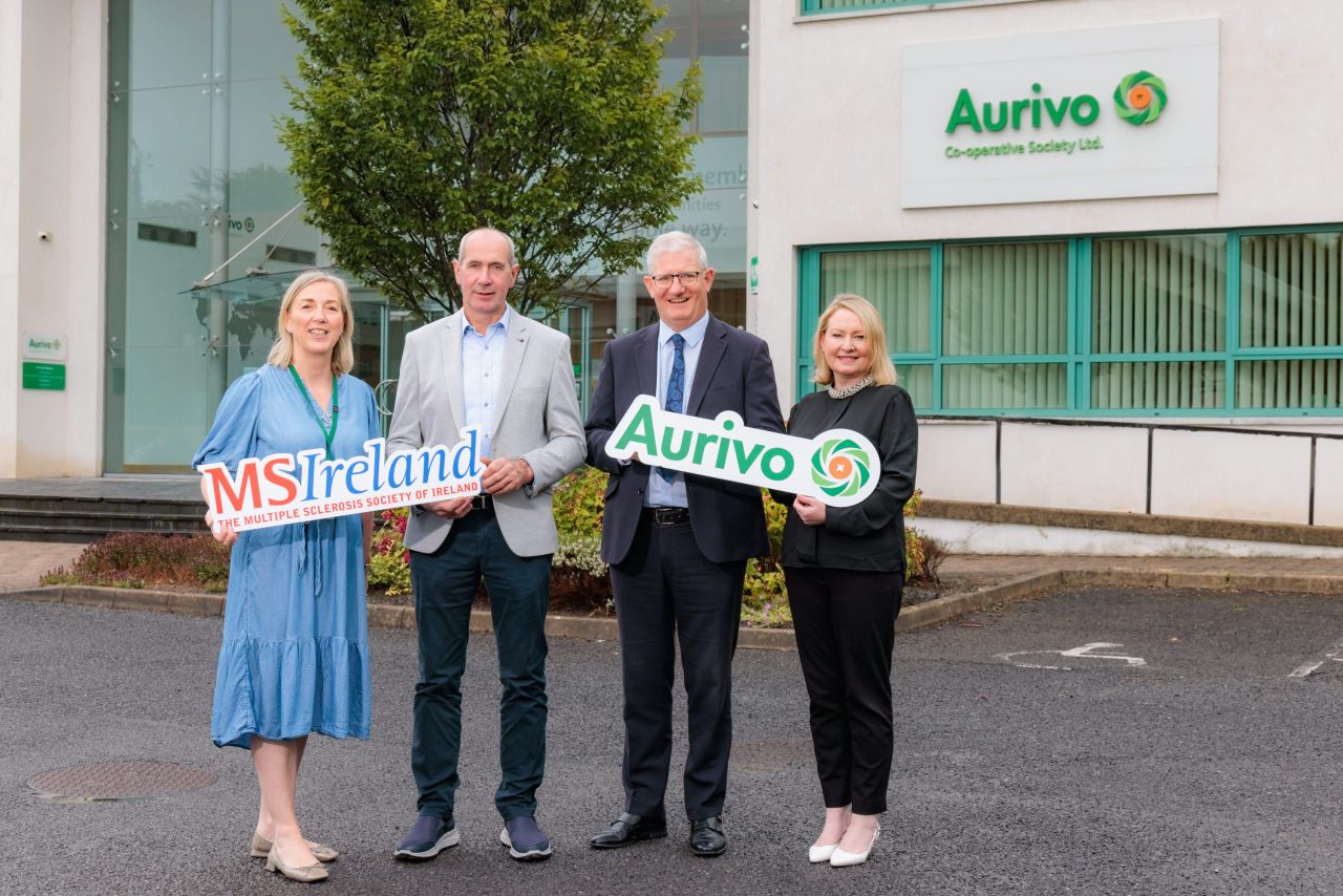 MS Ireland announced as Aurivo charity partner of the year