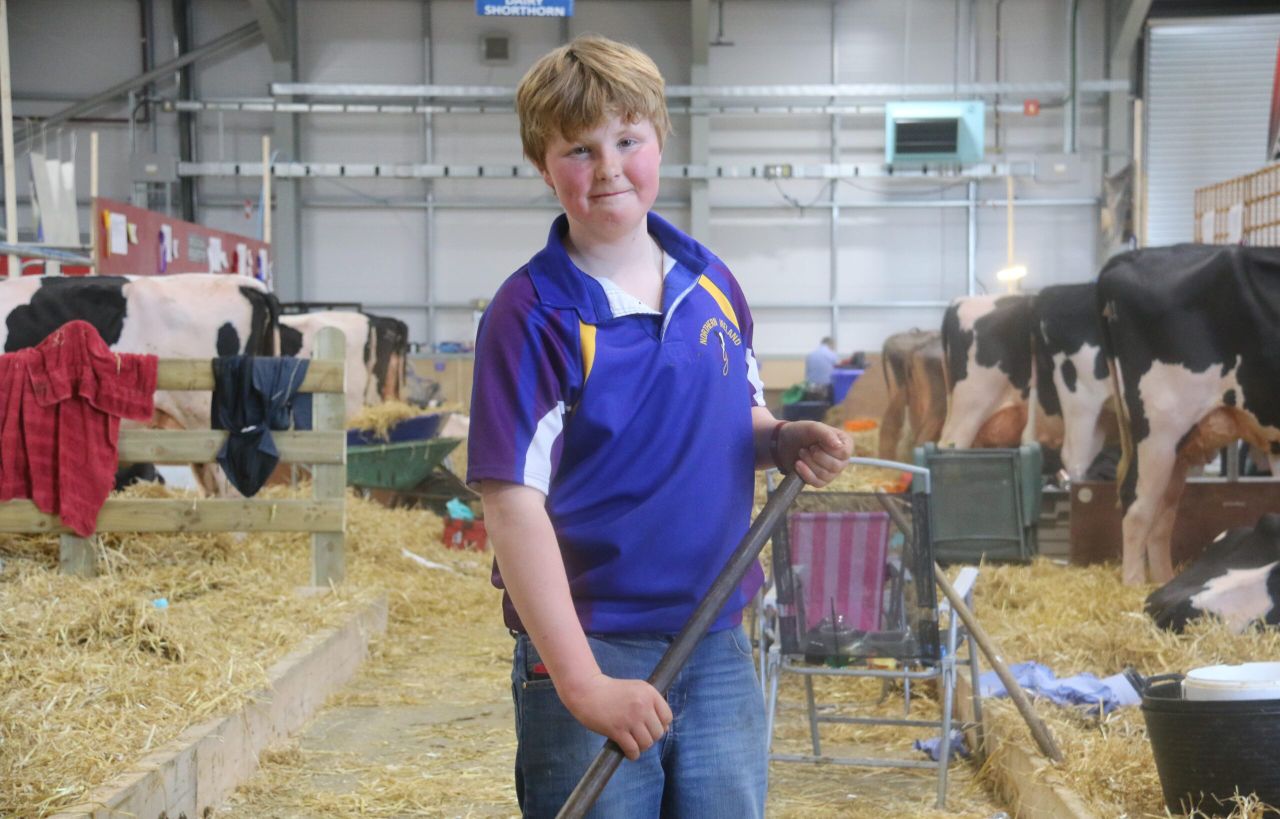 Farm boy's inspirational shave gets Balmoral breeders digging deep