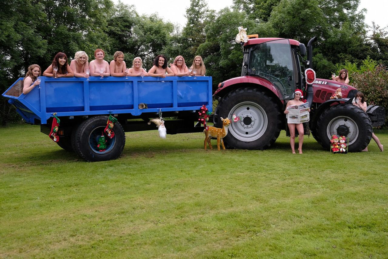 Pics: 'Tractor Girls' bare all in calendar for brave Billy
