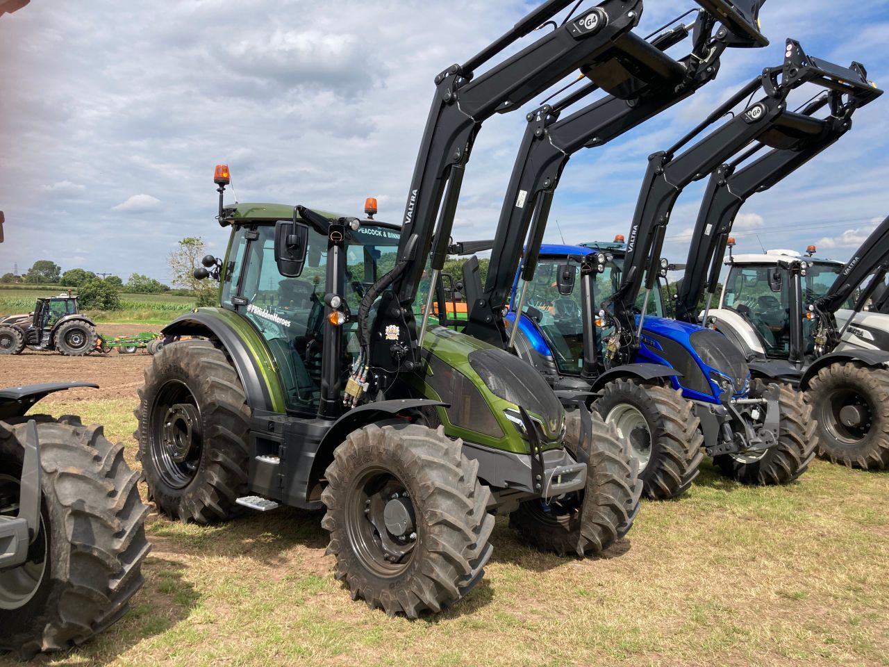 The new G series Valtra tractors at Doncaster launch