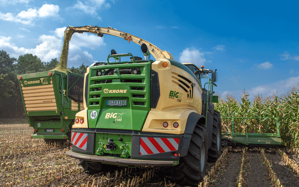 The Krone BiG X 1180 is claimed to be the most powerful forage harvester on the market