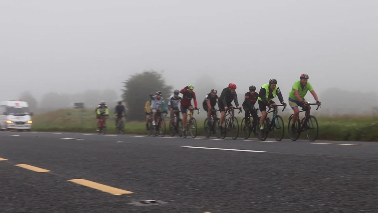 Ultra-cycle day 4: Unforgiving weather can't stop team reaching fundraising target