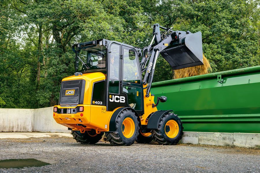 JCB's latest compact wheeled loader showcased at LAMMA 2017