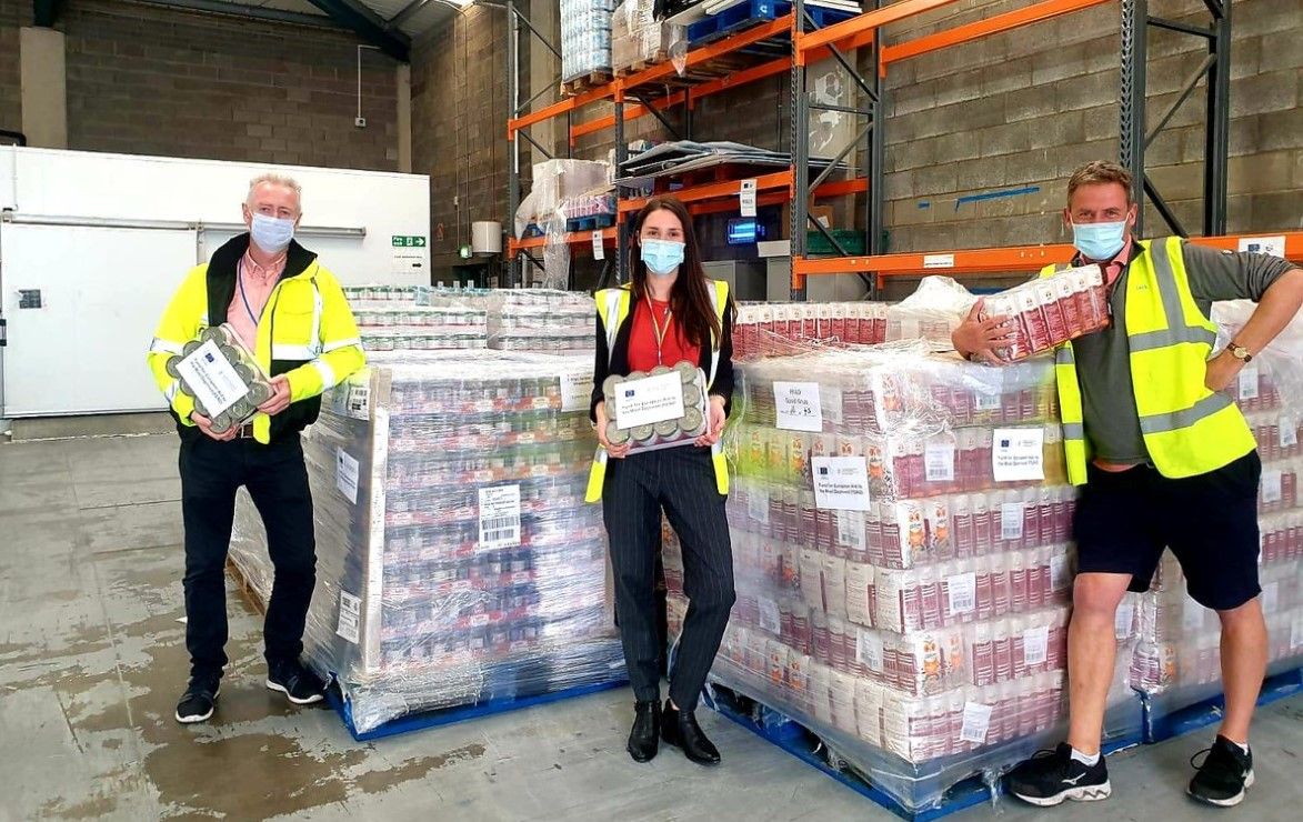 100 million meals redistributed to community groups across Ireland and the UK since 2013
