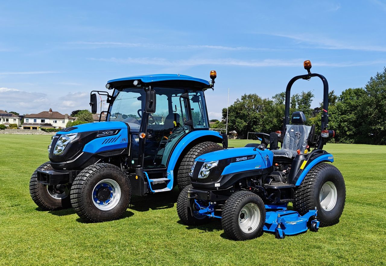 Solis 50 Shuttle XL and Solis 26 hydrostatic with mid deck mower