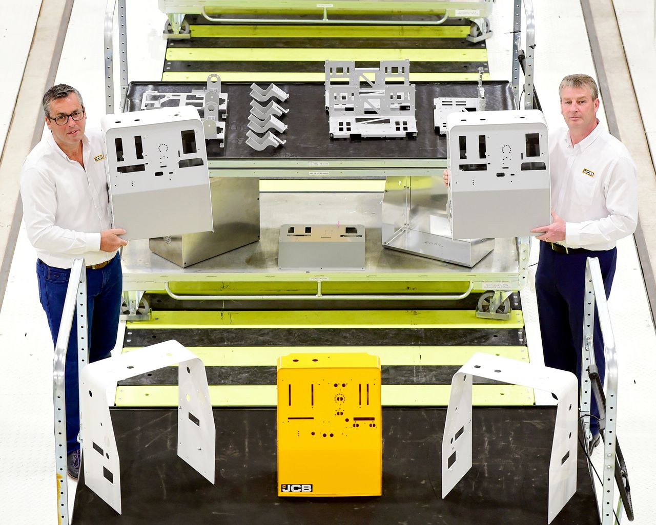 JCB stands down ventilator housing production