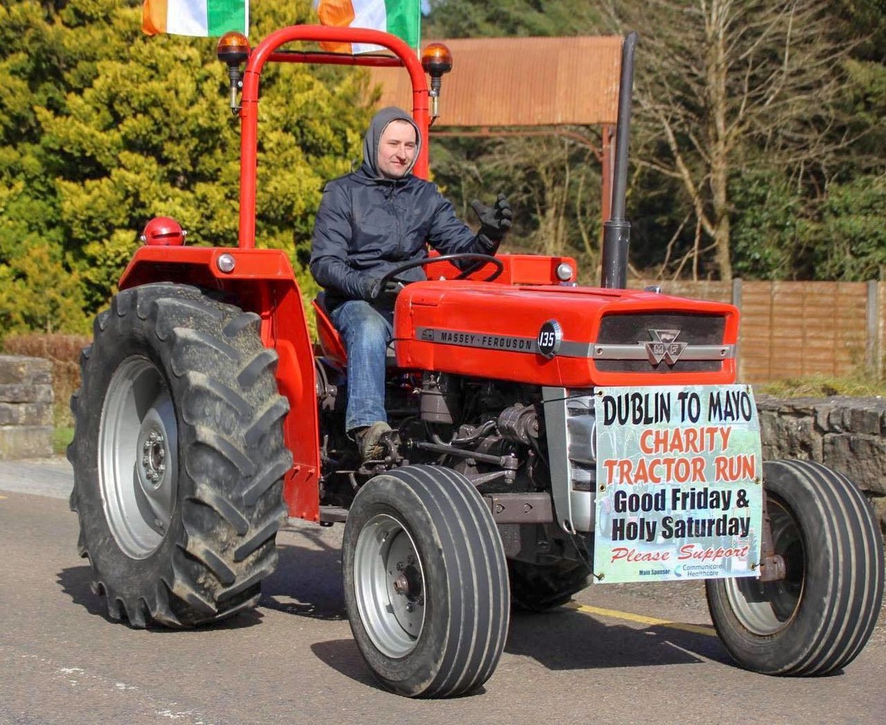Reminder: Dublin2Mayo charity tractor run begins tomorrow