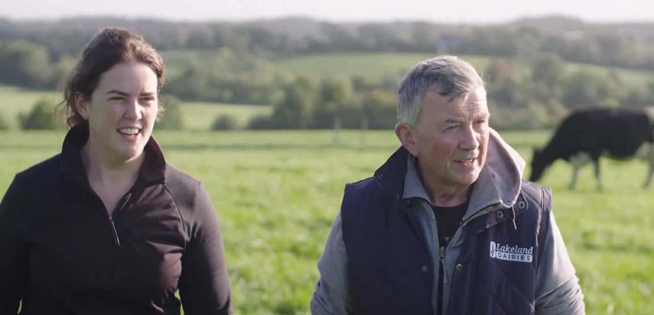 New starring role for father and daughter dairy team on the big screen