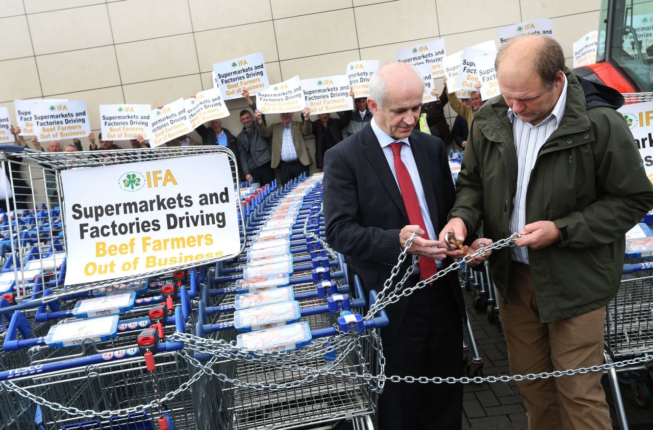 Lidl in the firing line at latest IFA beef protest