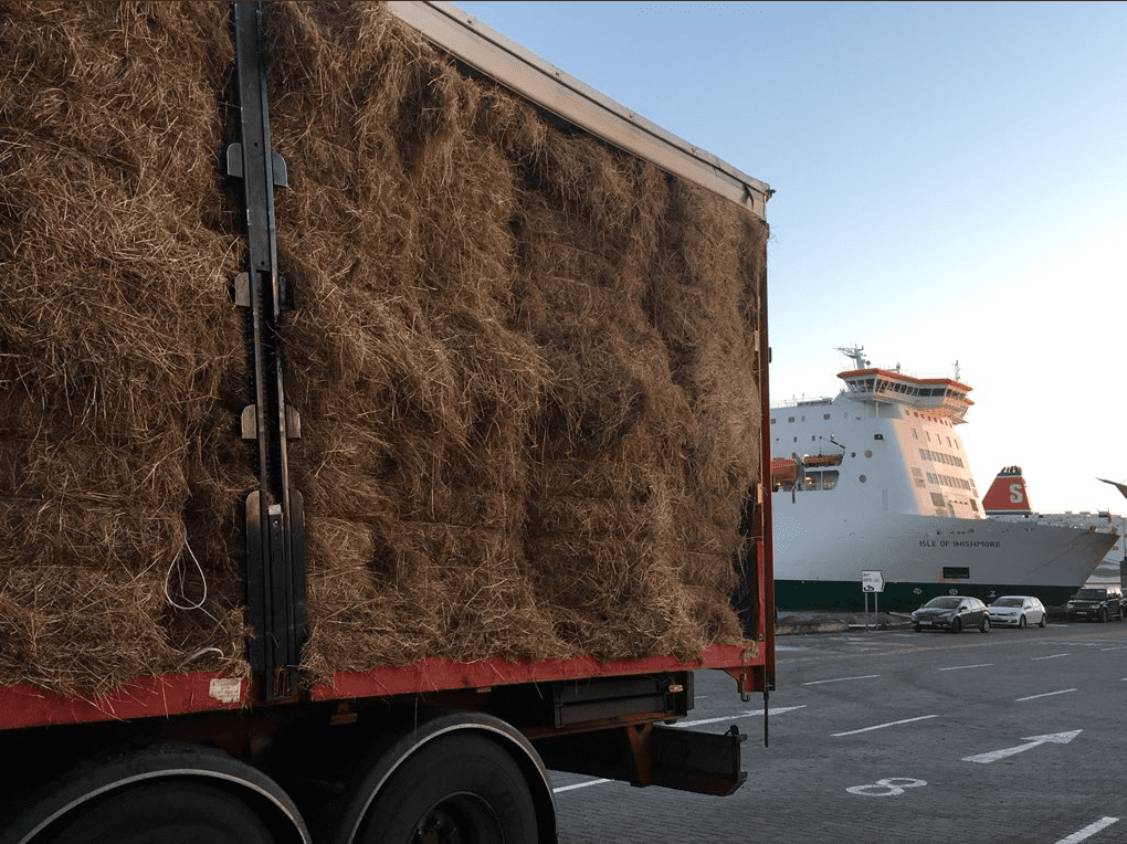 First Dairygold shipment of fodder lands in Wexford