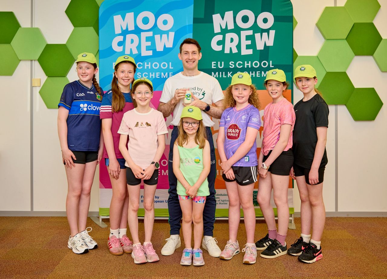 Paul O’Donovan brings Olympic inspiration to World School Milk Day