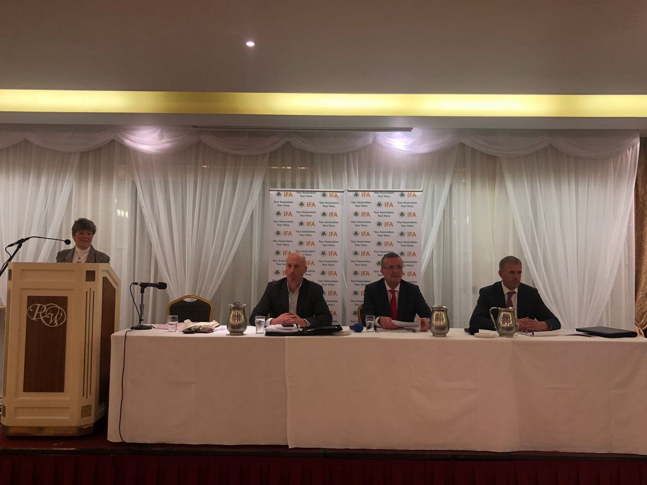Fiery questions from floor at IFA presidential debate in Athenry