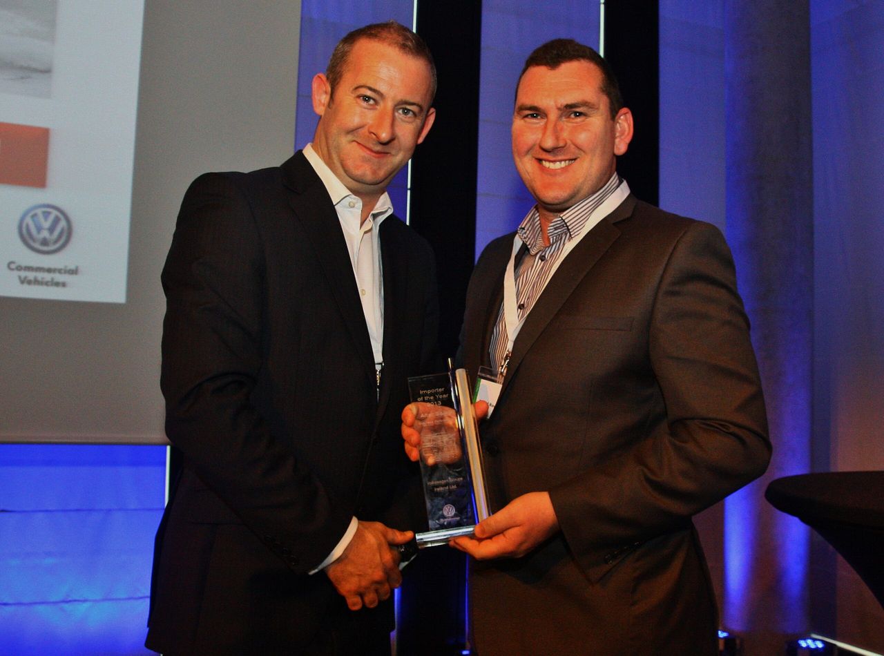  Alan Bateson, Managing Director and David Rave, National Service Manager, Volkswagen Commercial Vehicles Ireland. 