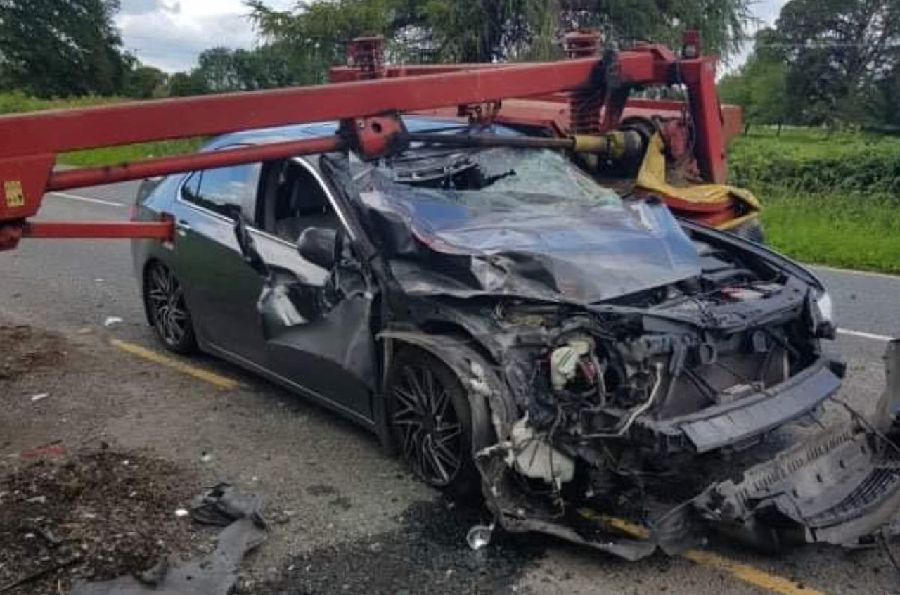 Man taken to hospital after collision with tractor and mower
