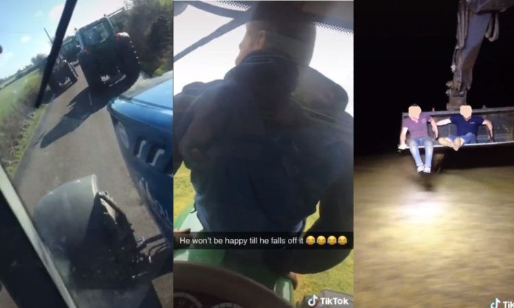 'Worrying trend' of young people driving tractors participating in TikTok challenge