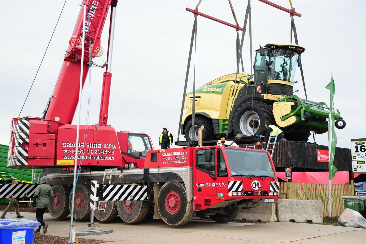'Ploughing 2018': The crane is back; the forager's going up again...