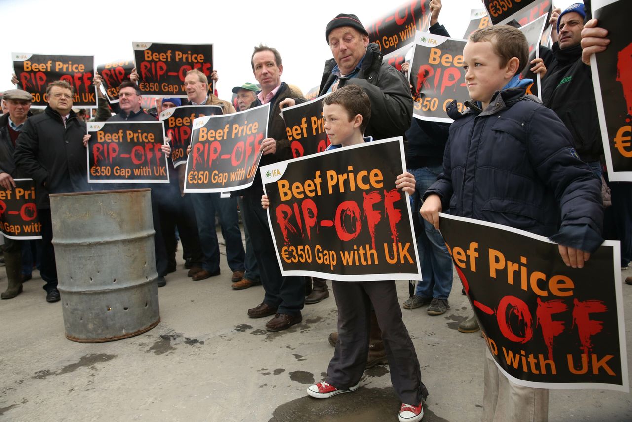 'Beef farmers protest is a cry from the brink of ruin'
