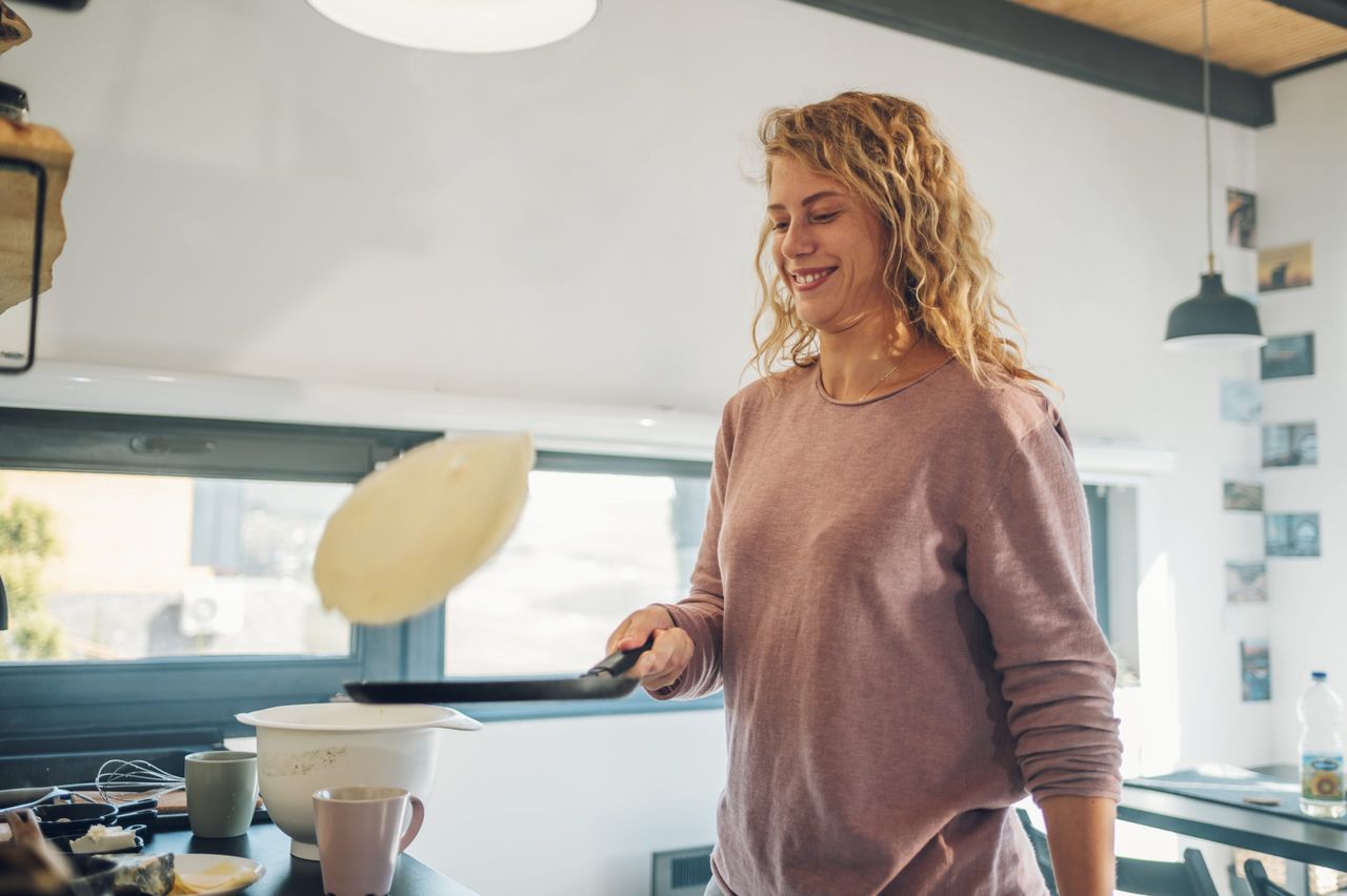 Pancake ingredients boosted supermarket sales last month