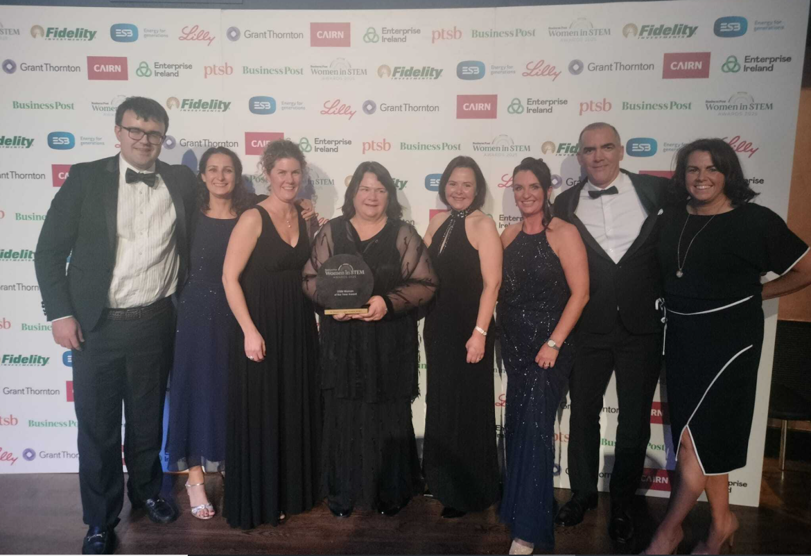 NCBC chief wins STEM award at Mansion House in Dublin