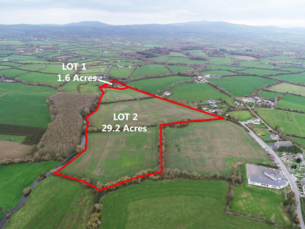 'Prime agricultural land' for sale in 2 lots in Co. Wexford