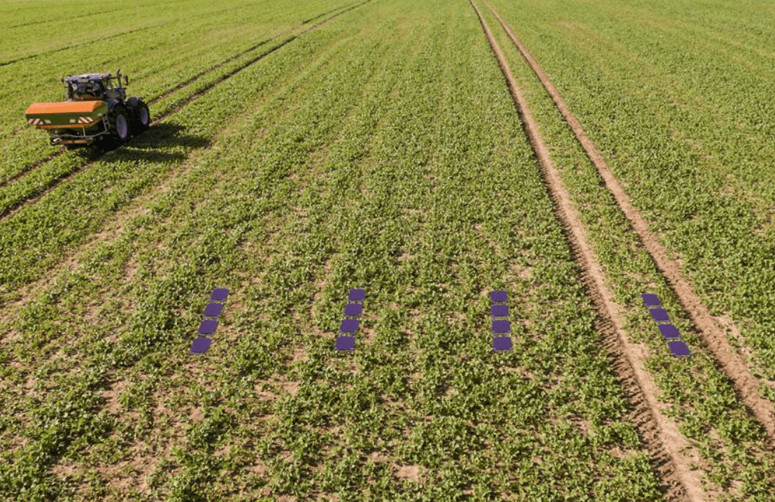 Is this the new easy way to check fertiliser spread patterns?