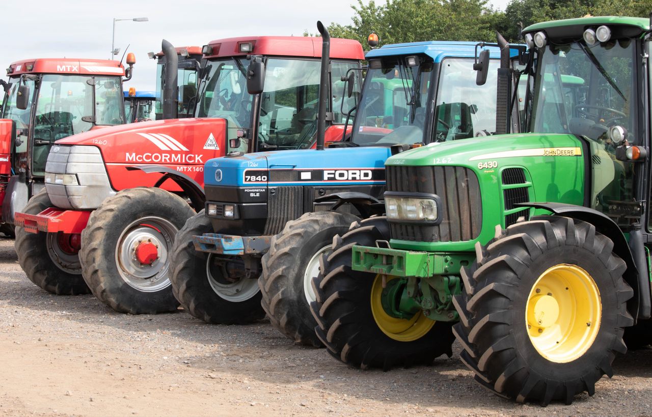 Table: What are the most popular used imported tractors for the first 6 months?