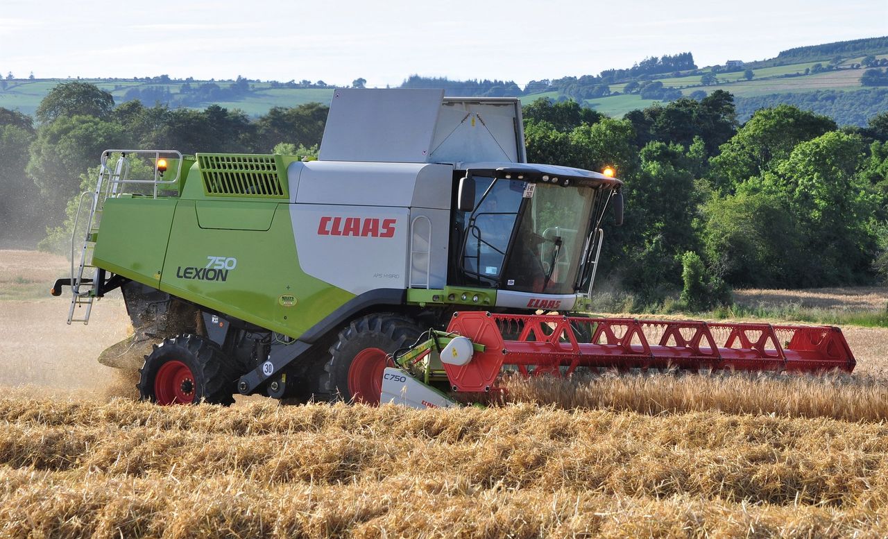 What's the top-selling combine harvester in Ireland this year?