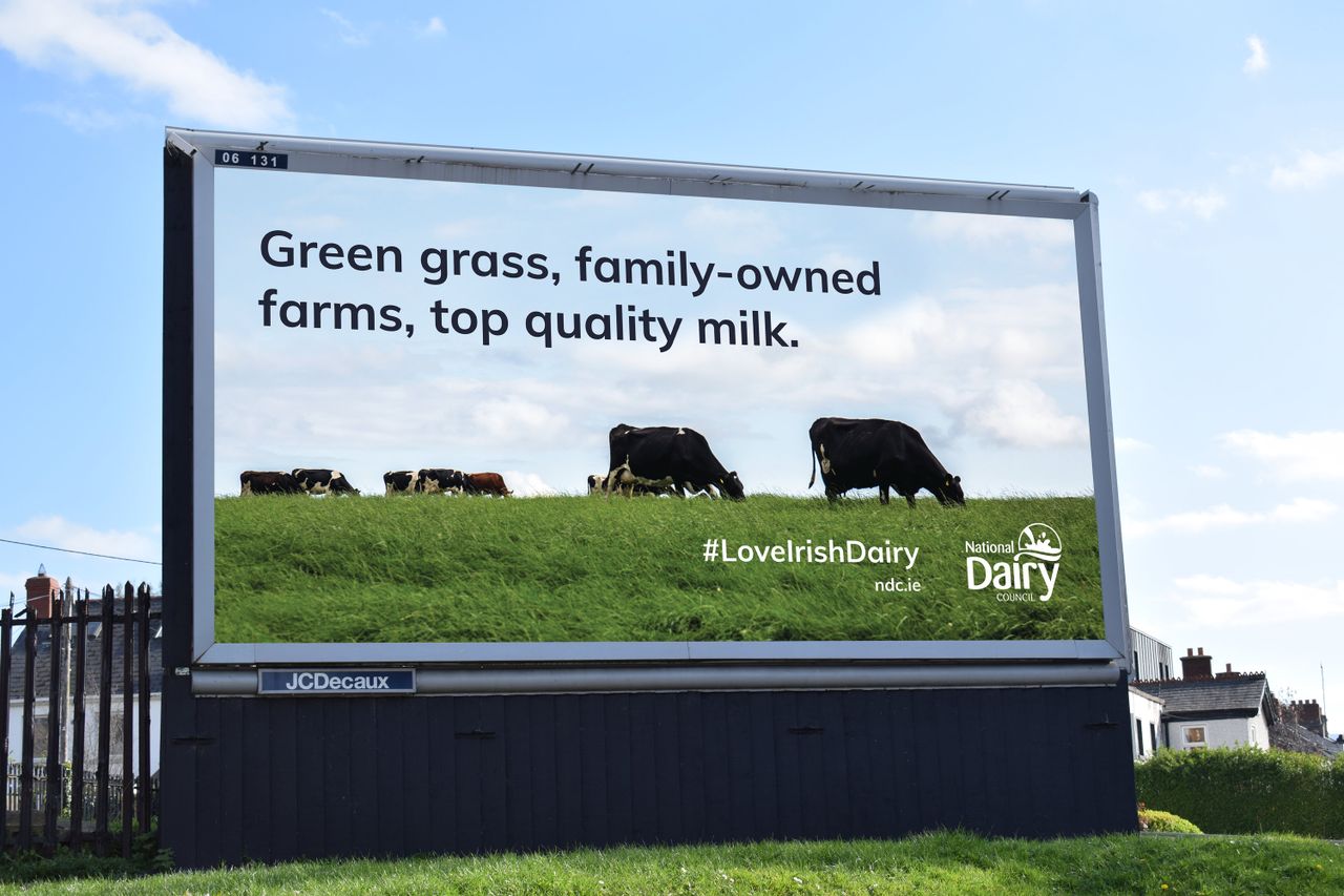 Billboard campaign unveiled by NDC to promote Irish dairy