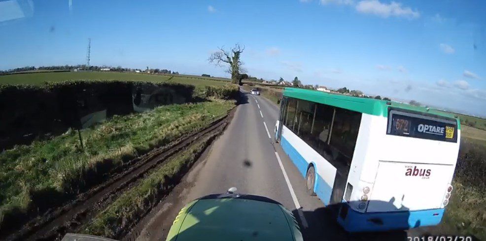 Stark tractor footage highlights issue of dangerous motorists