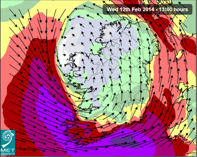 Cork and Kerry on status red weather alert, as another storm expected on Friday