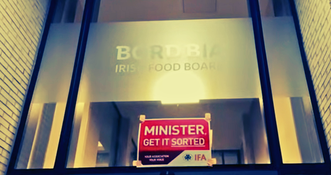 Bord Bia calls for 'engagement' as farmers dig in at HQ