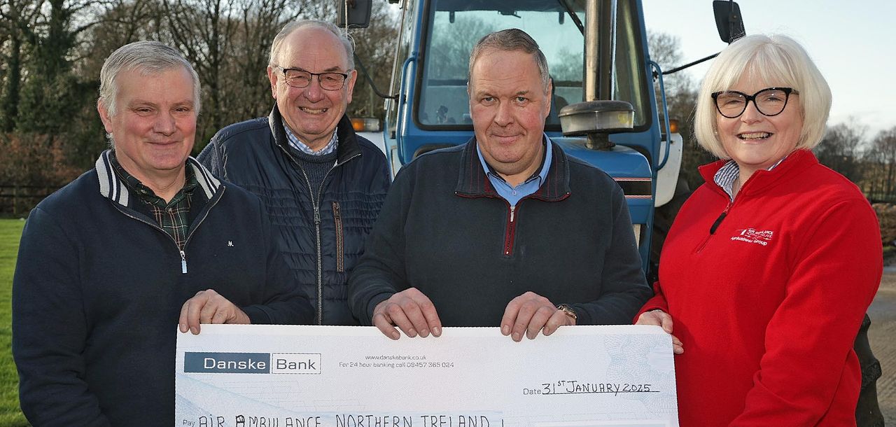 Antrim tractor club raises £12,700 for Air Ambulance NI