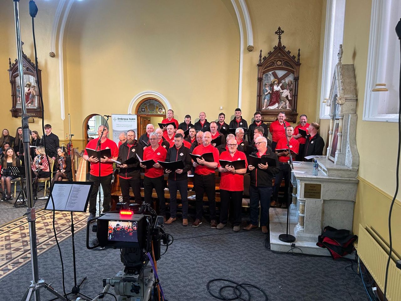Farmers in male choir gear up to hit a high note at Electric Picnic