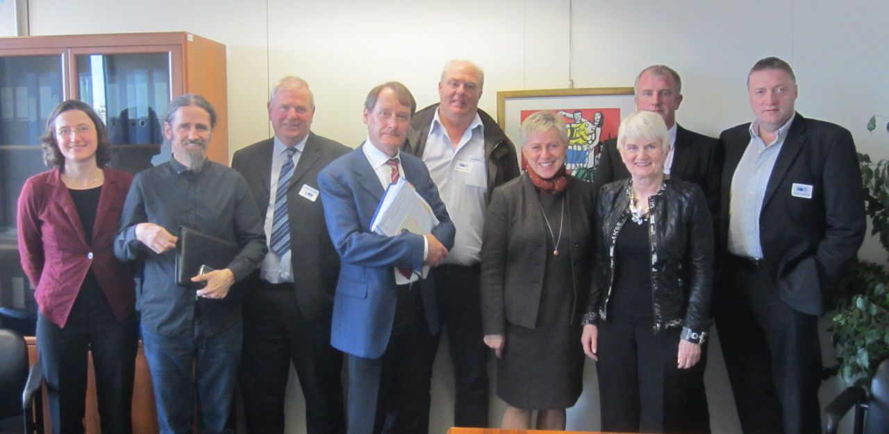 Hill Farmers for Action take their case to Brussels