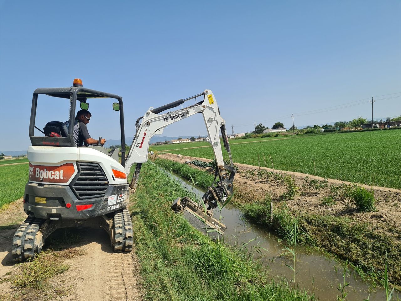 Bobcat mini-excavator proves its worth on drainage projects