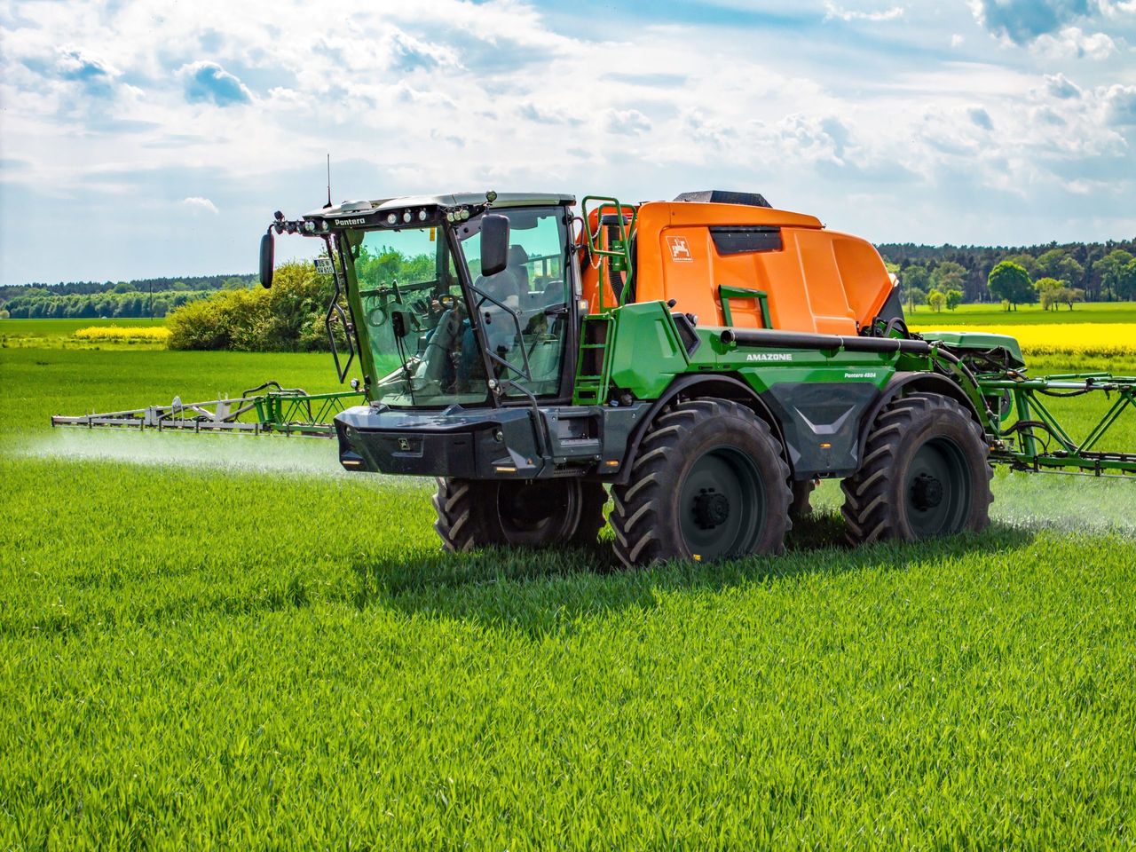 Amazone has introduced an upgraded version of the Pantera 4504 self-propelled sprayer. Source: Farmhand