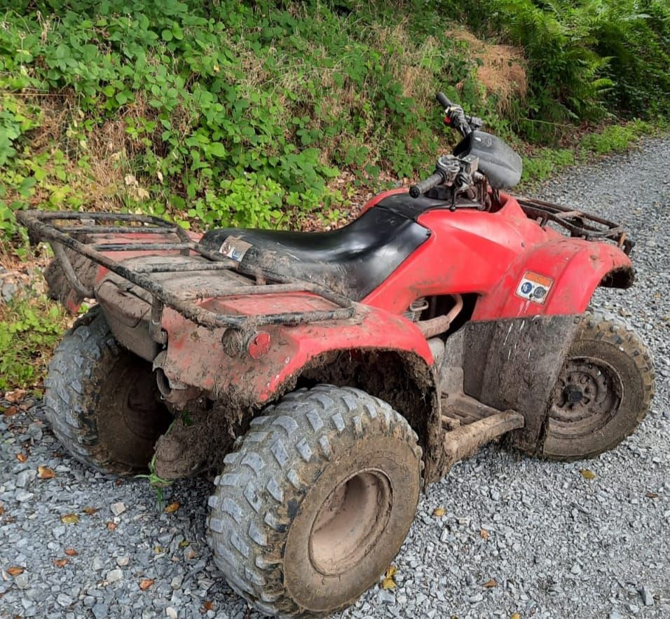 Owner sought for quad found on walking path