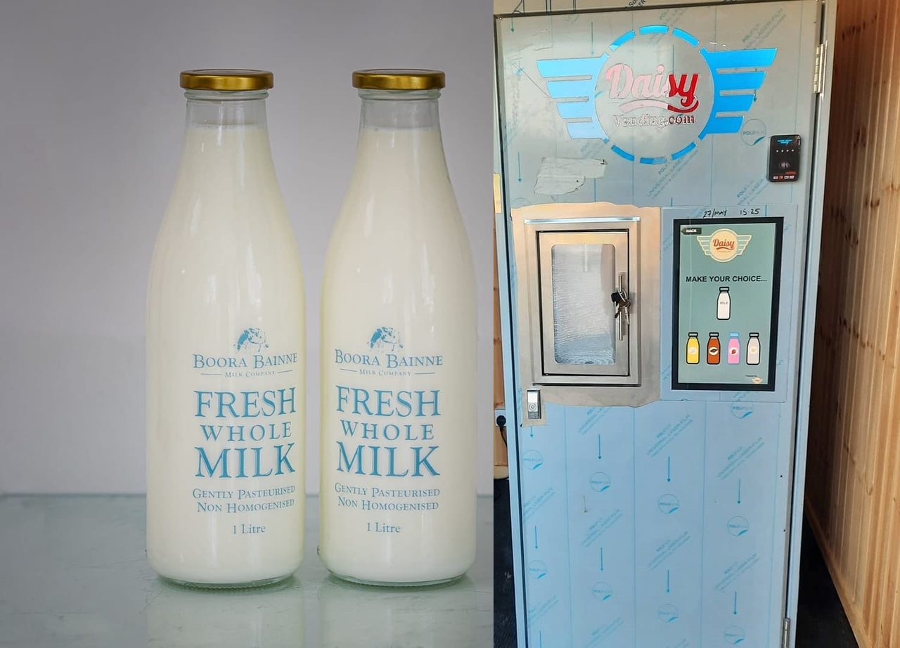 Boora Bainne: Farmer goes the vending machine route in Offaly