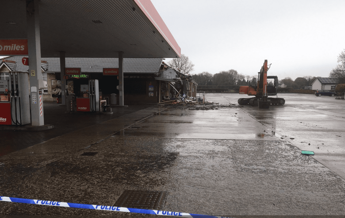 Thieves 'caught in the act' during rural ATM raid