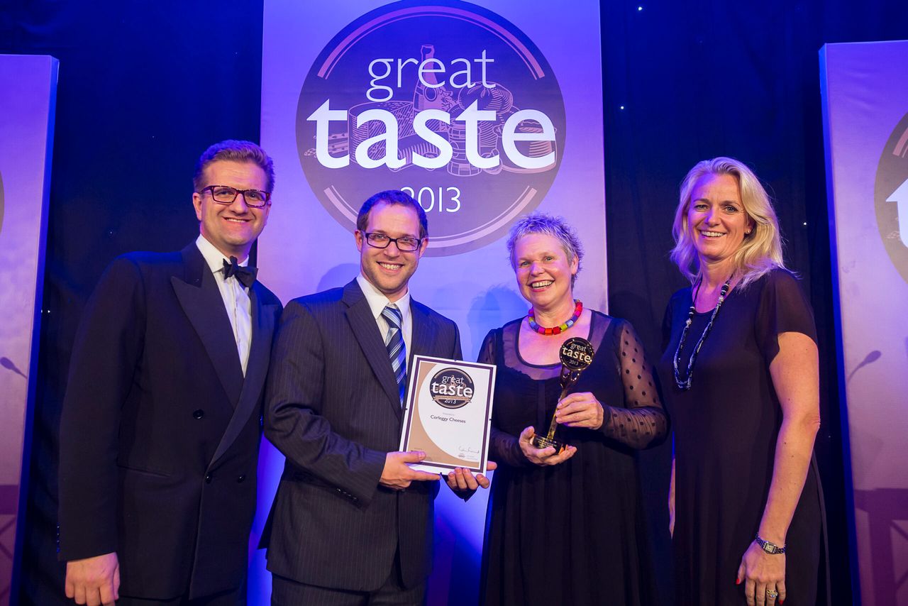 Small artisan producer of the year: John Farrand,MD, Guild of Fine Food, Tom Cropp, Corleggy Cheeses Silke Cropp, Nicola Waller, Selfridges