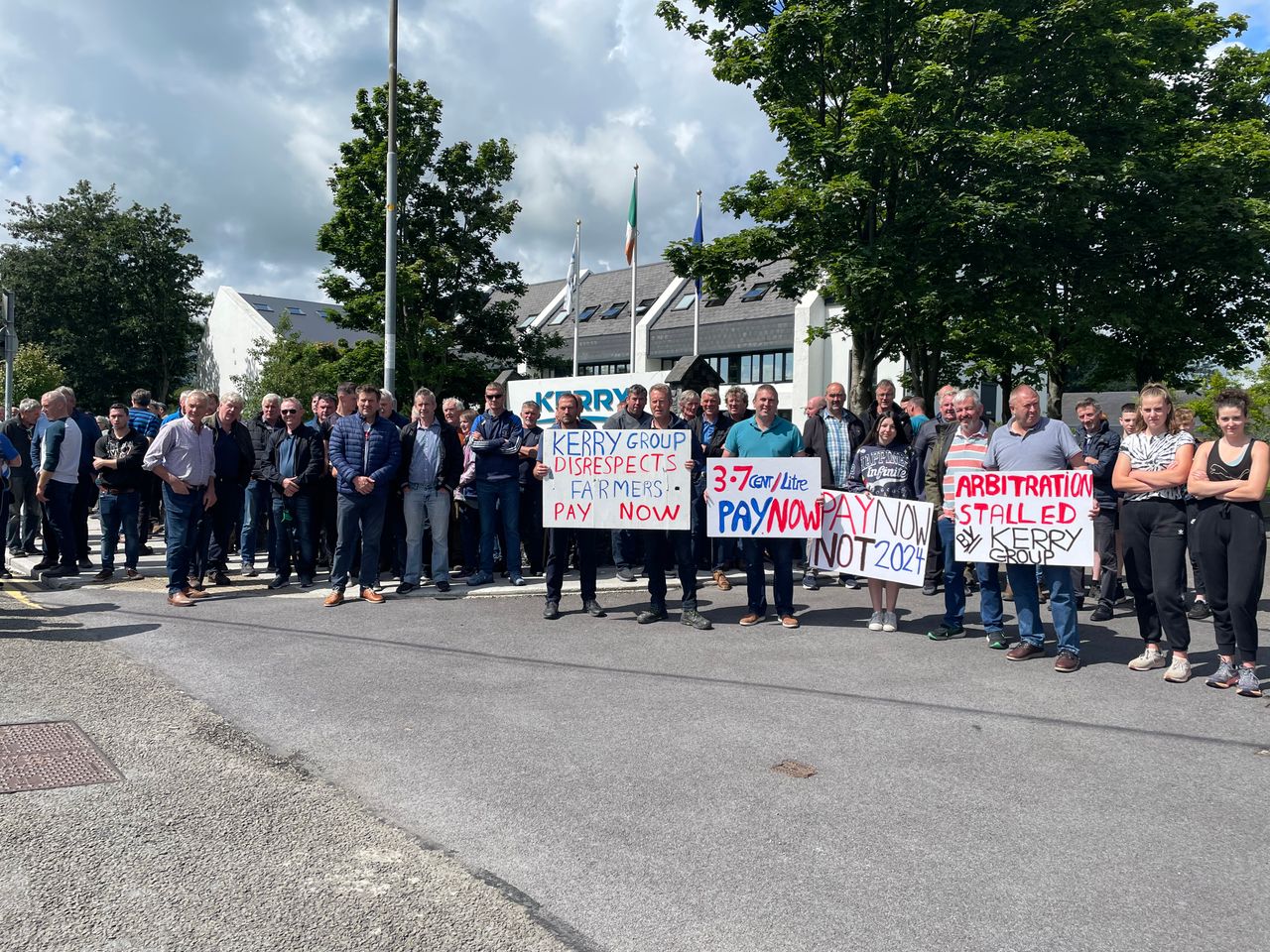 Kerry Group protestors taking 'wait and see approach'