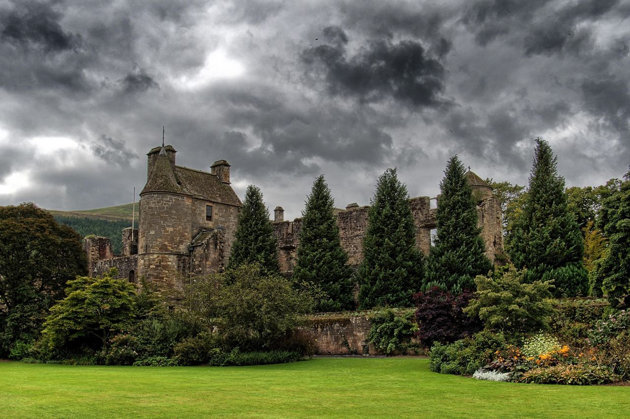 Falkland Palace, which is located on the farm's estate